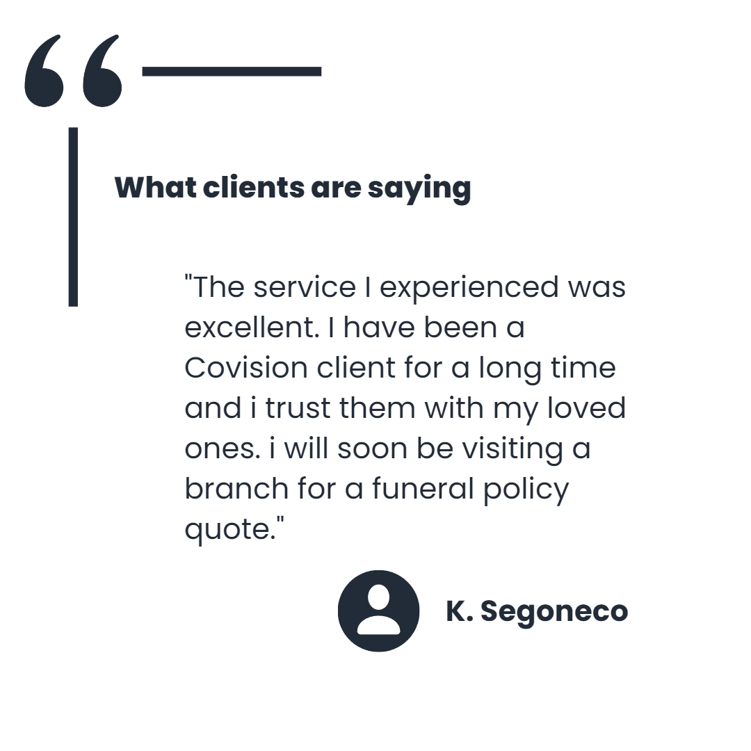 Covision Funerals Client Testimonials 02