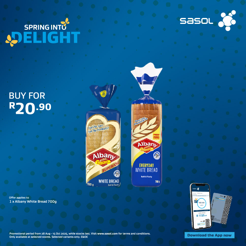 1 x Albany White Bread 700g