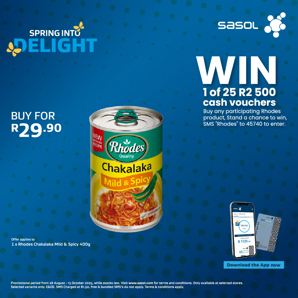 1 x Rhodes Chakalaka Mild & Spicy 400g