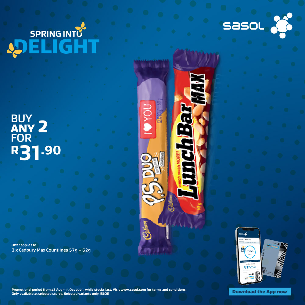 2 x Cadbury Max Countlines 57g - 62g