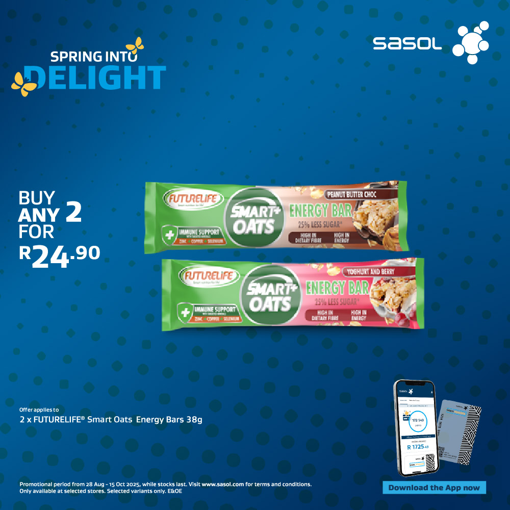 2 x FUTURELIFE Smart Oats Energy Bars 38g