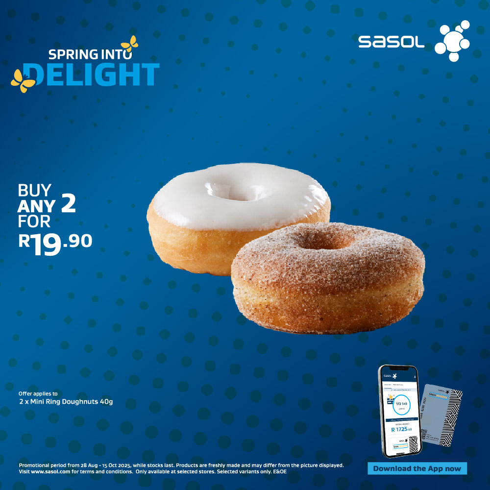 2 x Mini Ring Doughnuts 40g