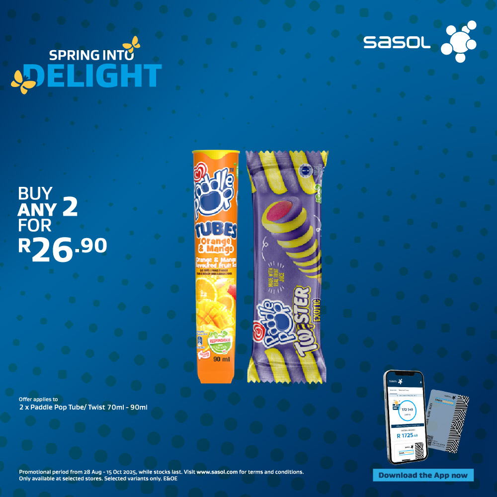 2 x Paddle Pop Tube- Twist 70ml - 90ml