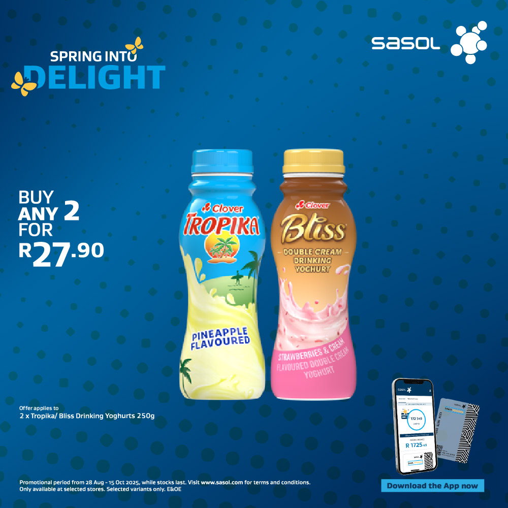 2 x Tropika- Bliss Drinking Yoghurts 250g