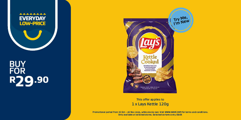 1 x Lays Kettle 120g