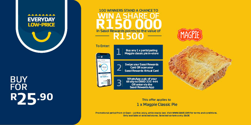 1x Magpie classic pie