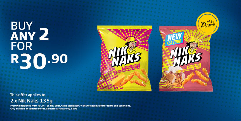 2 x Nik Naks 135g
