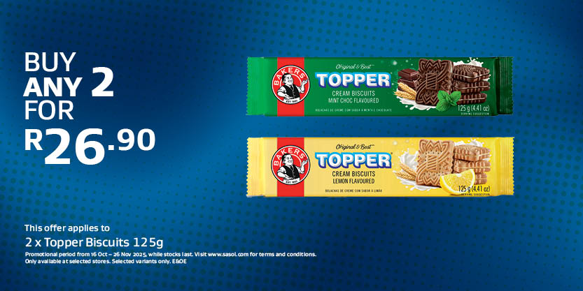 2 x Topper Biscuits 125g