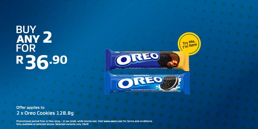 2 x Oreo Cookies 128.8g