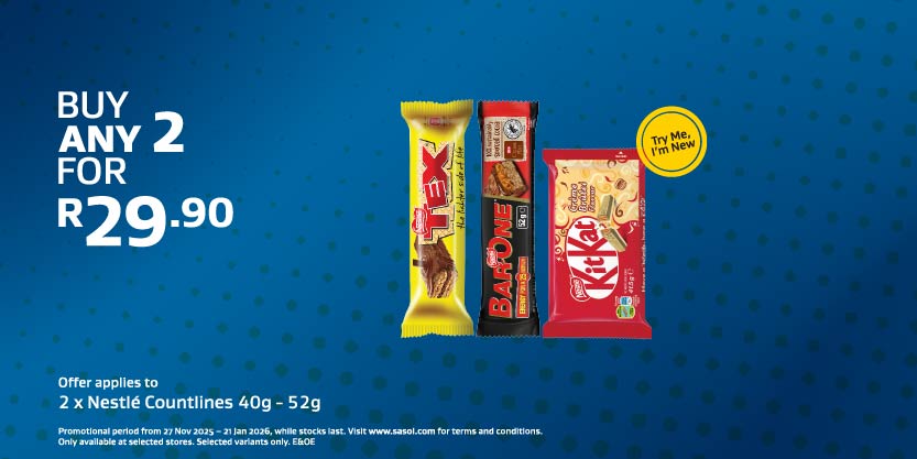 2 x Nestle Countlines 40g - 52g